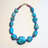 Vivid Blue Peruvian Necklace