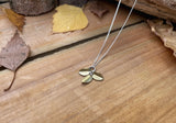 Brass Bluebell Necklace by Curious Magpie Jewellery (4)