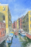 Santa Croce, Early Morning - Original Painting - Acrylic on Board