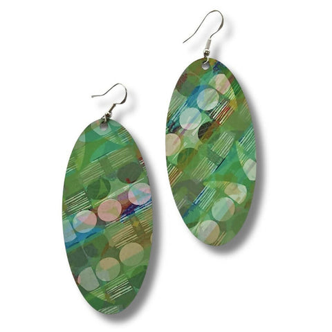 Dot to Dot - Oval Drop earrings