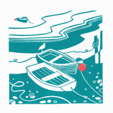Incoming Tide - Original Lino Print