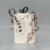 Summer of Love Keepsake Pot - handmade ceramic