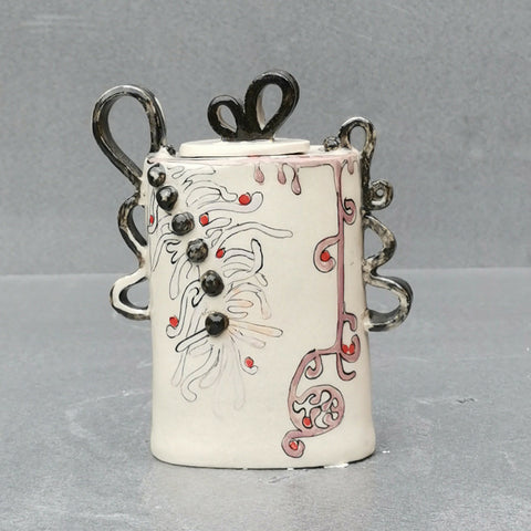 Summer of Love Keepsake Pot - handmade ceramic