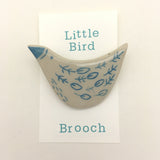 Bird Brooch - Ceramic