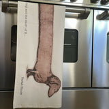 Dachshund Tea Towel