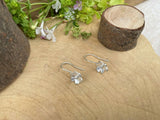 Silver Blossom Drop Earrings by Curious Magpie Jewellery (6)