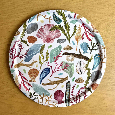 Beach Treasures - Round Tray