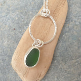 Silver Seaglass Pendant