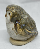 Small Stoneware Owl - Handmade in Devon - Ceramic Sculpture