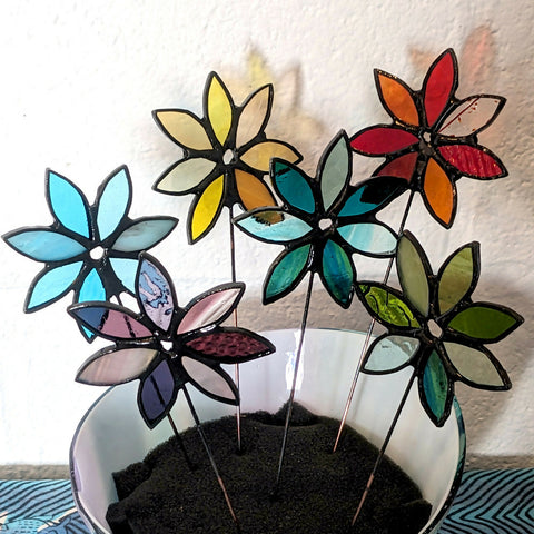 Flower Spikes - Stained Glass