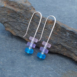Glass Bead Drop Earrings