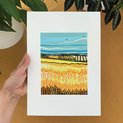 The Golden Wheatfield Giclee Print