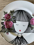 Illustrated Vintage Plate - JEANNIE