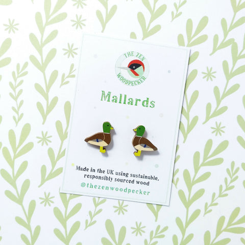 Mallard Earrings