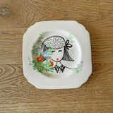 Illustrated Vintage Plate - PEGGY