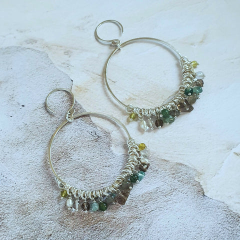 Daybreak Gemstone Earrings - Dawn