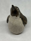 Sleek Stoneware Penguin - Handmade Ceramic