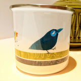 Bird Family - Enamel Mug