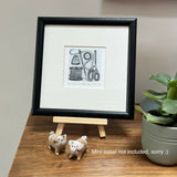 Wednesday Mending Day - Etching Print