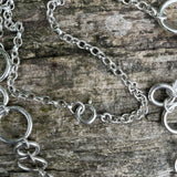 circles and chain necklace BCH 3