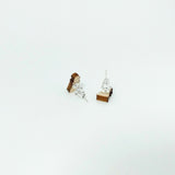 Lighthouse Earrings Silver Plated Backs