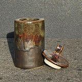 Rich Seam Keepsake Pot - handmade ceramic