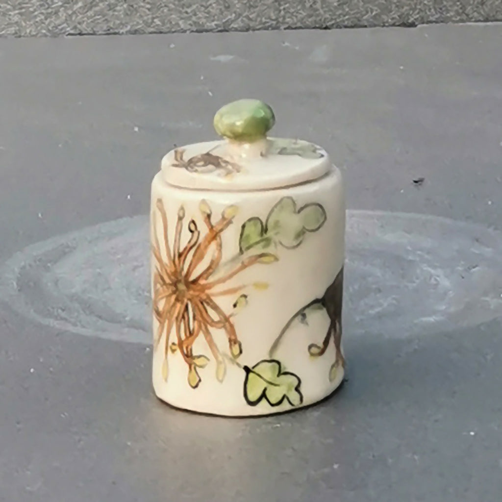 Seeds of Love Keepsake Pot - handmade ceramic