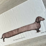Dachshund Tea Towel