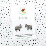 Zebra Earrings