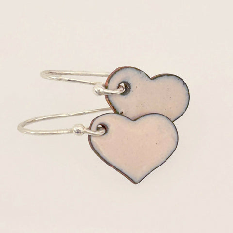 Earrings - Hearts - Pink