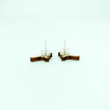 Magpie Earrings Sterling Silver Backs