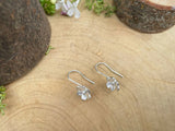 Silver Blossom Drop Earrings by Curious Magpie Jewellery (3)