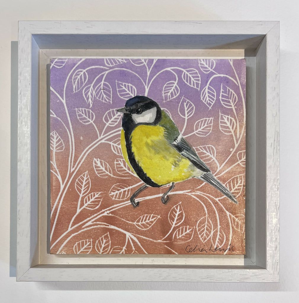 Great Tit 2 - mixed media