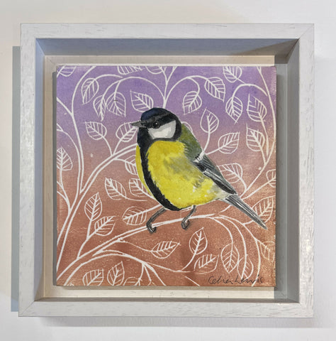 Great Tit 2 - mixed media