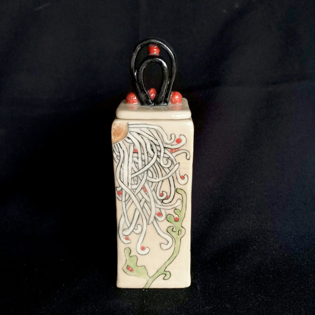 Spell Box Keepsake Pot - handmade ceramic