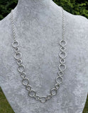 circles and chain necklace BCH 5
