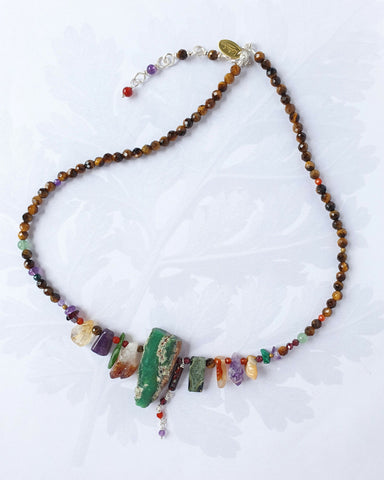 Daybreak Gemstone Necklace - Russet