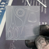Wednesday Mending Day - Etching Print