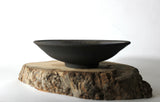 Black Ceramic Bowl - Blue Glaze