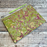 Green and Magenta Handcrafted Watercolour Sketchbook