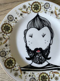 Illustrated Vintage Plate - PETE