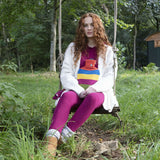 stripe with model