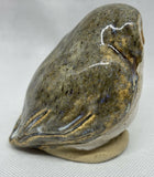 Small Stoneware Owl - Handmade in Devon - Ceramic Sculpture
