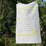 Lemonade Recipe Tea Towel