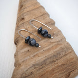 Snowflake Obsidian Earrings
