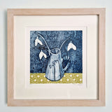 Spring Jug - Collagraph Print