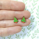 Xmas Tree Earrings