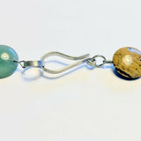 Mixed Gemstone Disc Necklace