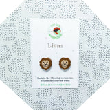 Lion Earrings