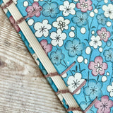 Blue Floral Kimono Silk - Journal